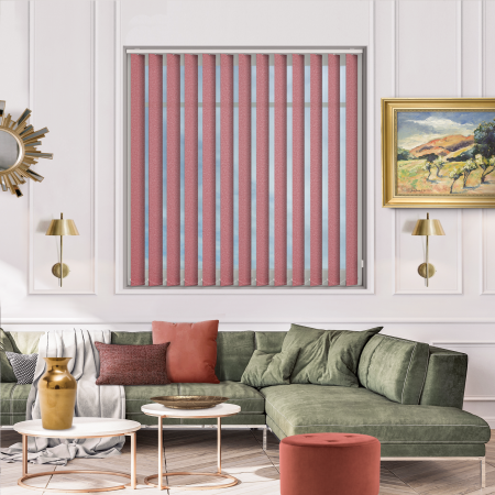 Eden Chilli Replacement Vertical Blind Slats Open