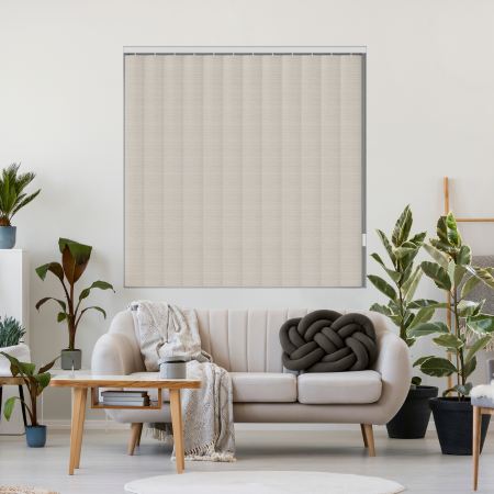 Elara Whisper Rigid PVC Replacement Vertical Blind Slats Closed