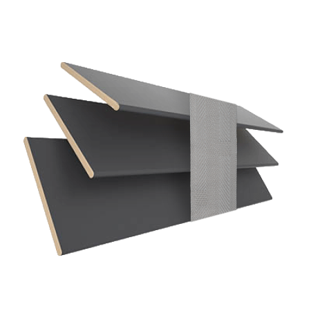 Empire with Shadow Tape Wood Venetian Blinds 3 Slats