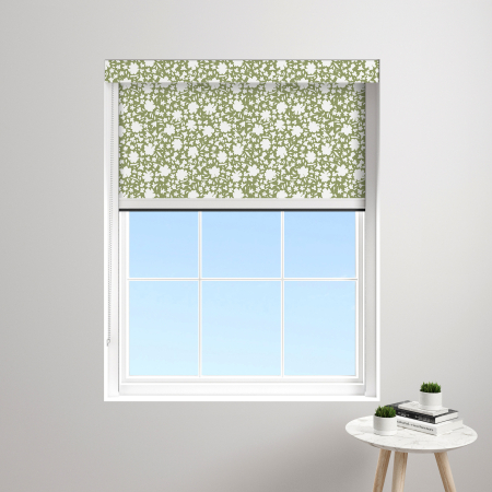 Fern Meadow Green XL Bloc Blinds Cassette Blinds Inside Fit Close Up