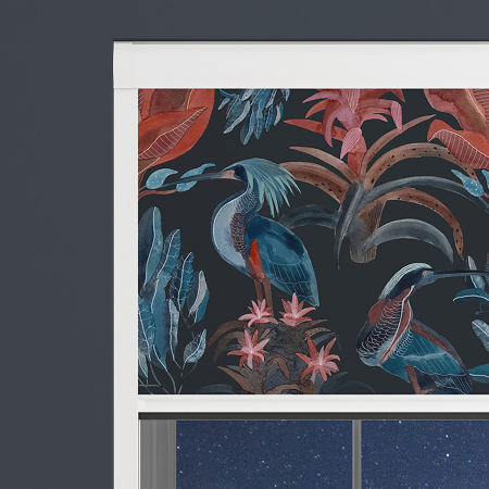 Flamingo Dark Electric BlocOut Cassette Blinds Specs