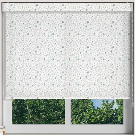 Floral Scatter Maya Pelmet Roller Blinds Frame
