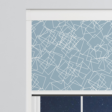Fragmented Geo Tiles Electric BlocOut Cassette Blinds Specs
