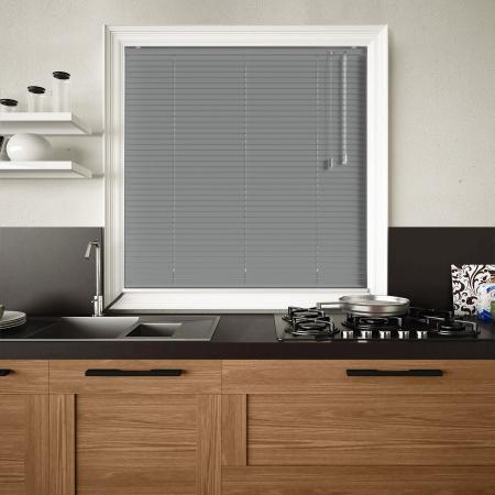 Grey Venetian Blinds