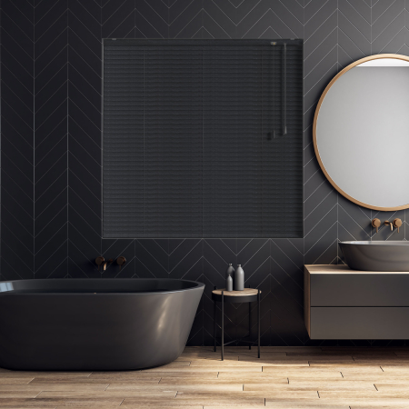 Hammered Black Venetian Blinds