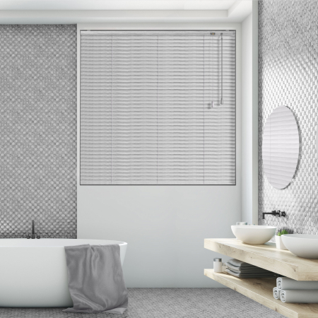 Hammered Silver Venetian Blinds