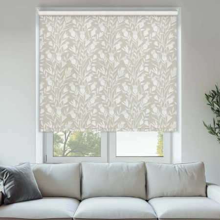 Heather Hessian Cordless Roller Blinds