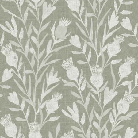 Heather Sage No Drill Roller Blinds Hardware