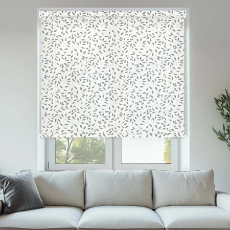 Highgrove Grey No Drill Roller Blinds