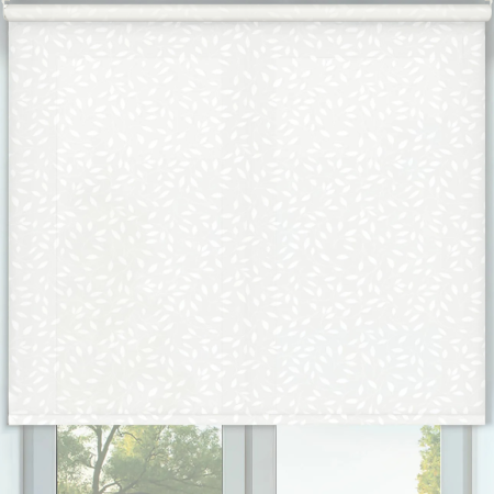 Highgrove White Cordless Roller Blinds Frame