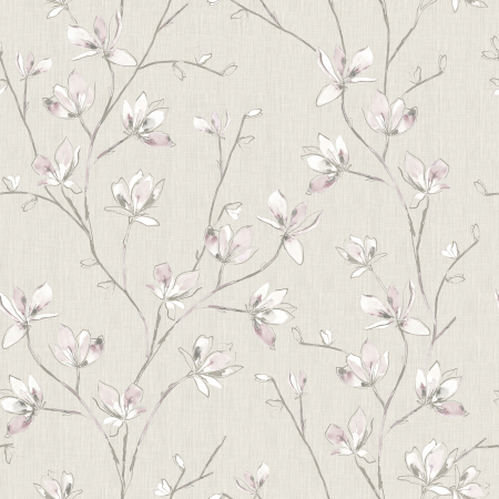 Iris Blush Blackout Cordless Roller Blind Product Detail