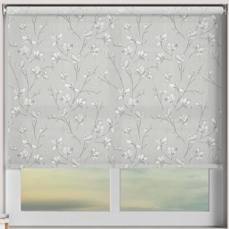 Iris Blush Cordless Roller Blinds Frame