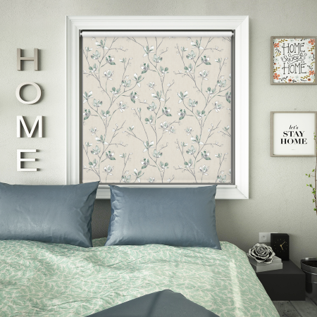 Iris Pistachio Blackout Cordless Roller Blind