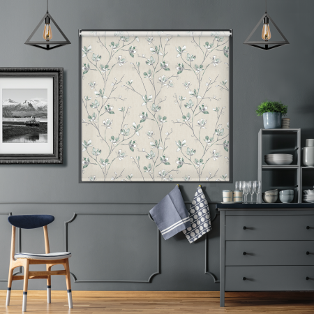 Iris Pistachio Cordless Roller Blind