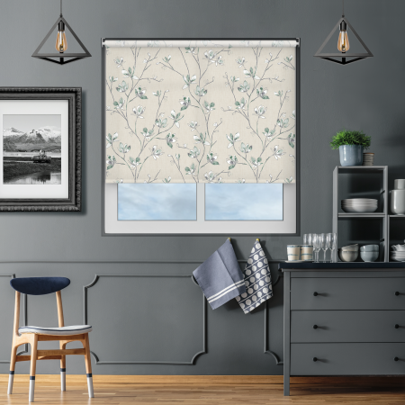 Iris Pistachio Cordless Roller Blind Image 2