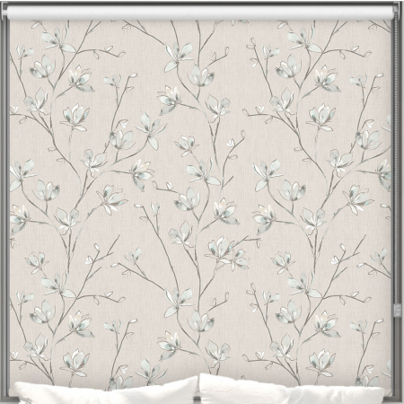 Iris Sky Blackout Roller Blind Cropped Image