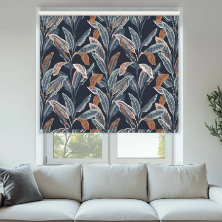 Island Palm Lagoon Cordless Roller Blinds