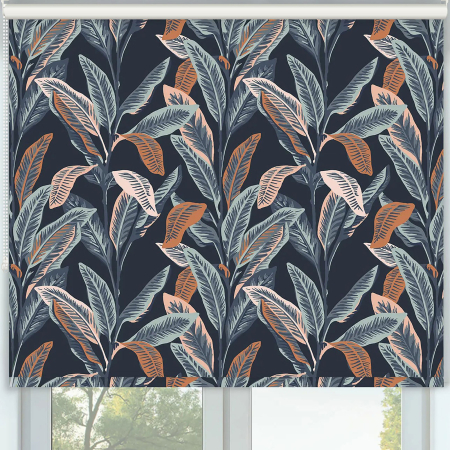 Island Palm Lagoon Roller Blinds Frame