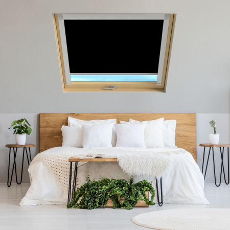 Jet Black (BLACKOUT) Fakro Roof Window Blinds