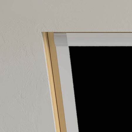 Jet Black (BLACKOUT) Fakro Roof Window Blinds Detail