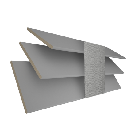 Kalm with Lunar Tape Wood Venetian Blinds 3 Slats