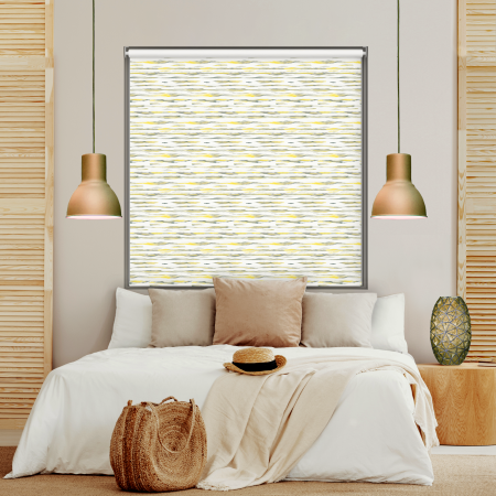 Koa Lemon Blackout Cordless Roller Blind