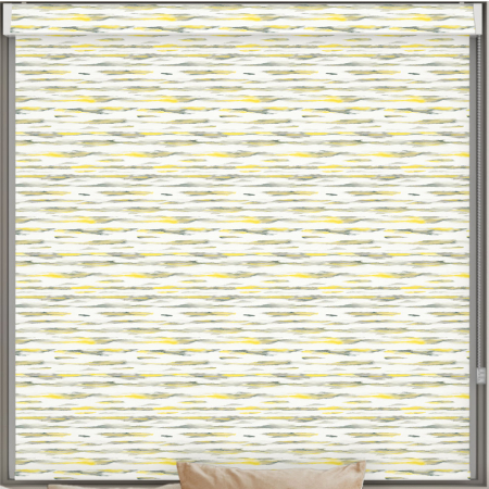 Koa Lemon Blackout Pelmet Roller Blind Cropped Image