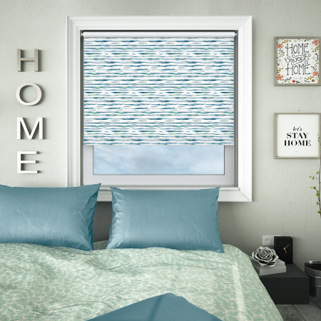 Koa Lime Blackout Cordless Roller Blind Image 2