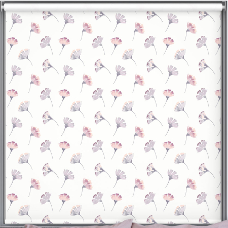 Kyoto Lilac Blackout Cordless Roller Blind Cropped Image