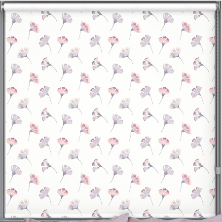 Kyoto Lilac Blackout Roller Blind Cropped Image