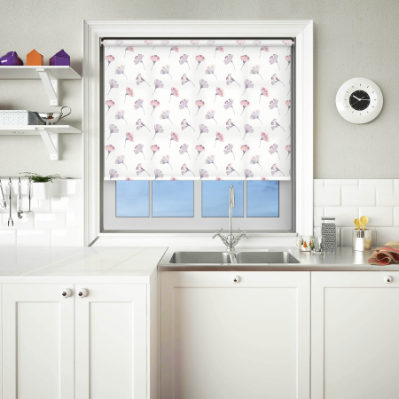 Kyoto Lilac Cordless Roller Blind Image 2