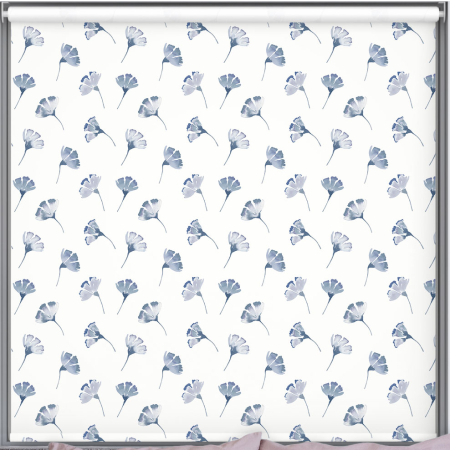 Kyoto Sky Blackout Cordless Roller Blind Cropped Image