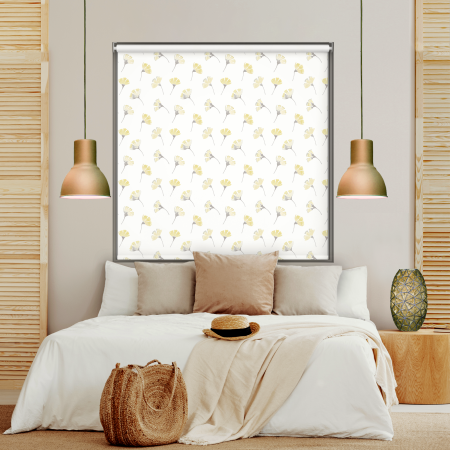 Kyoto Yellow Blackout Cordless Roller Blind