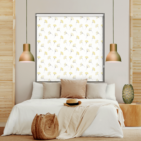 Kyoto Yellow Blackout Roller Blind