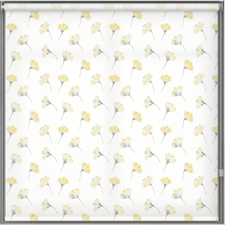 Kyoto Yellow Roller Blind Cropped Image