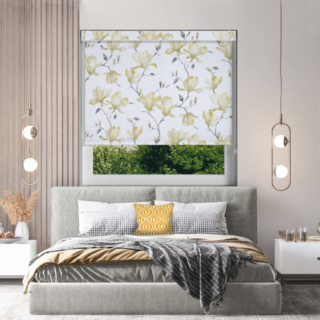 Laurel Lime Pelmet Roller Blinds