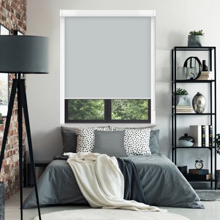 Light Grey XL Bloc Blinds Cassette Blinds Edge Fit