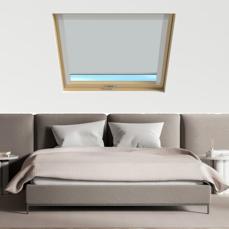 Light Grey (BLACKOUT) Optilight Roof Window Blinds