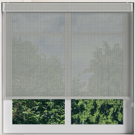 Grey Sun Screen No Drill Blinds Frame
