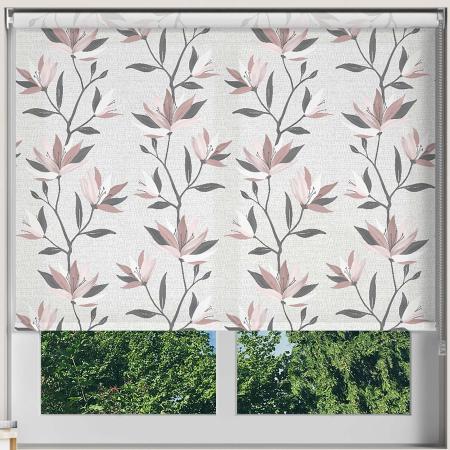 Lilium Blush Roller Blinds Frame