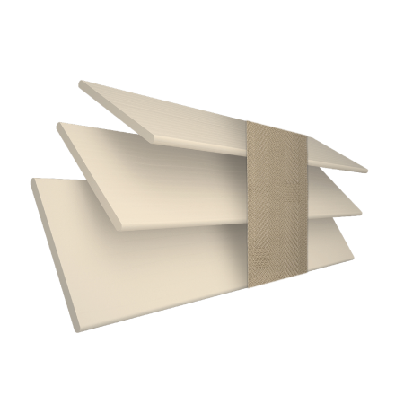 Linara Wood Grain Faux Wood with Canvas Tape Wood Venetian Blinds 3 Slats