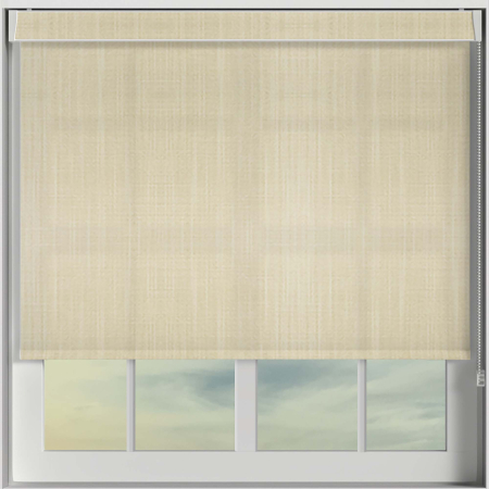 Linen Cream Pelmet Roller Blinds Frame