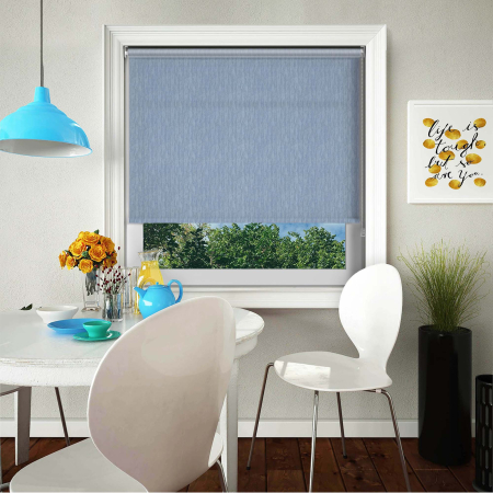 Lumi Blue Roller Blinds