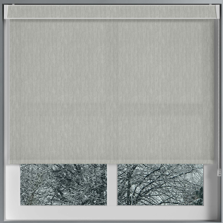 Lumi Silver Pelmet Roller Blinds Frame