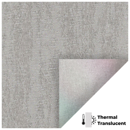 Lumi Silver Vertical Blinds Hardware