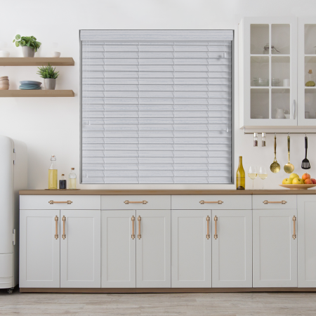 Lunar Oak Wood Grain Faux Wood Wood Venetian Blinds