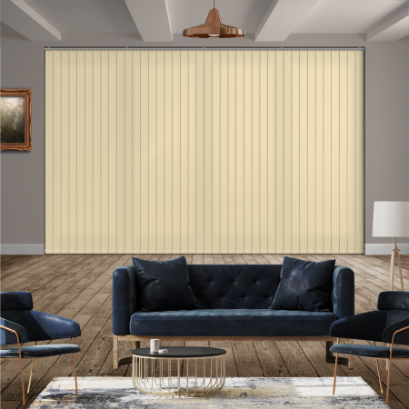 Luxe Beige Vertical Blinds