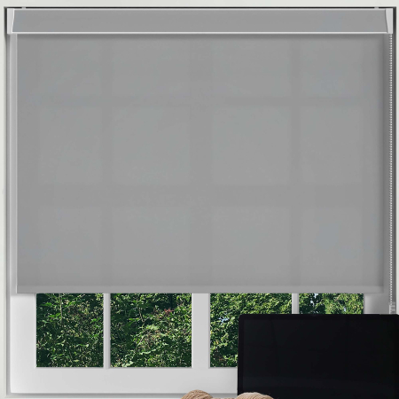 Luxe Grey Pelmet Roller Blinds Frame