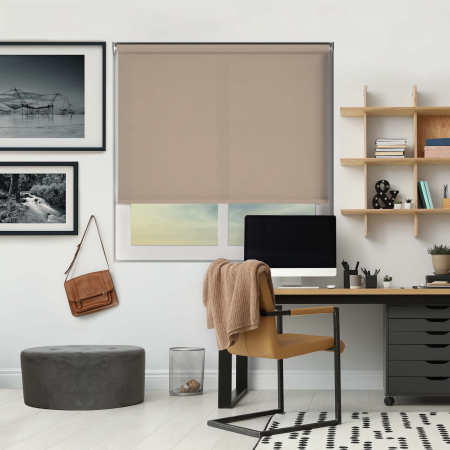 Luxe Sand Cordless Roller Blinds