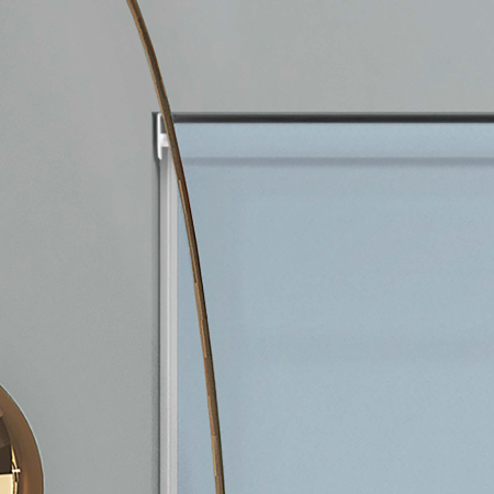 Luxe Smokey Blue Cordless Roller Blinds Product Detail